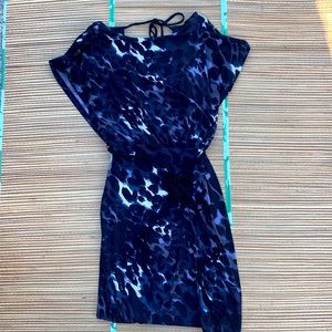 NWOT Animal Print Dress with Tie